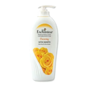 Enchanteur Perfumed Body Lotion 250ml Charming Visibly Radiant Skin with Aloe Vera & Olive Butter, Vitamin A,C,E & Niacinamide