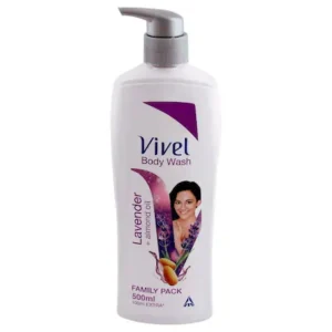 Vivel Body Wash Lavender & Almond Oil Shower Creme (500ml) Indian